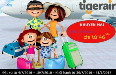 Săn vé giá rẻ khám phá thế giới chỉ từ 18 USD cùng Tiger Air